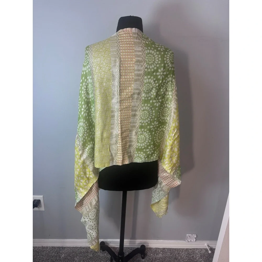 Beautiful Ombre Floral Stripe Scarf Shawl Wrap‎ Women's